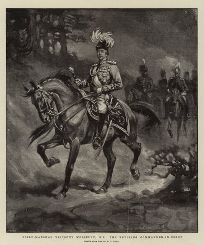 陸軍元帥子爵Wolseley、KP、引退する最高司令官 作： William T. Maud